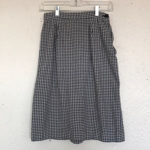 Houndstooth Skirt